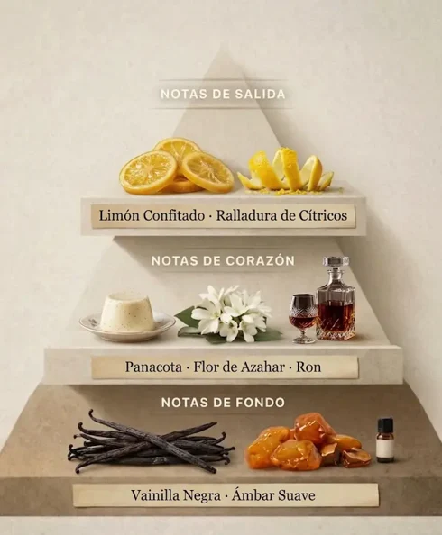 Pirámide olfativa Alma Fiel — Luzaris