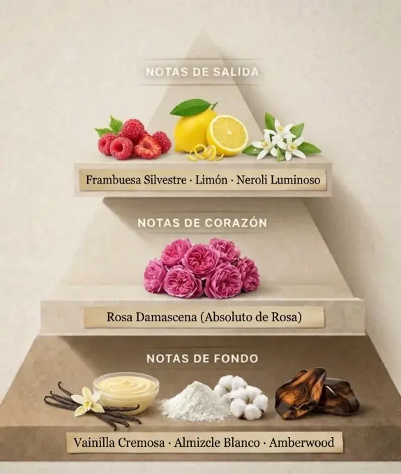 Pirámide olfativa Eres Tú — Luzaris