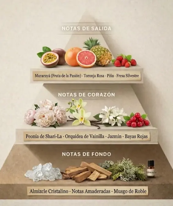 Pirámide olfativa Estrella — Luzaris