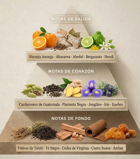 Sincero Olfactory Pyramid — Luzaris