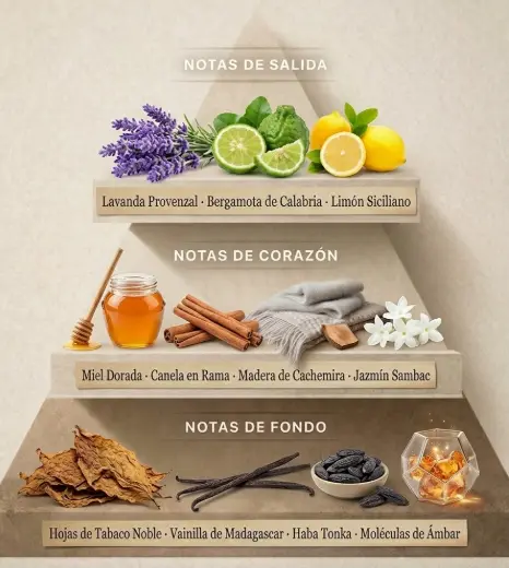 Viento de Miel Olfactory Pyramid — Luzaris