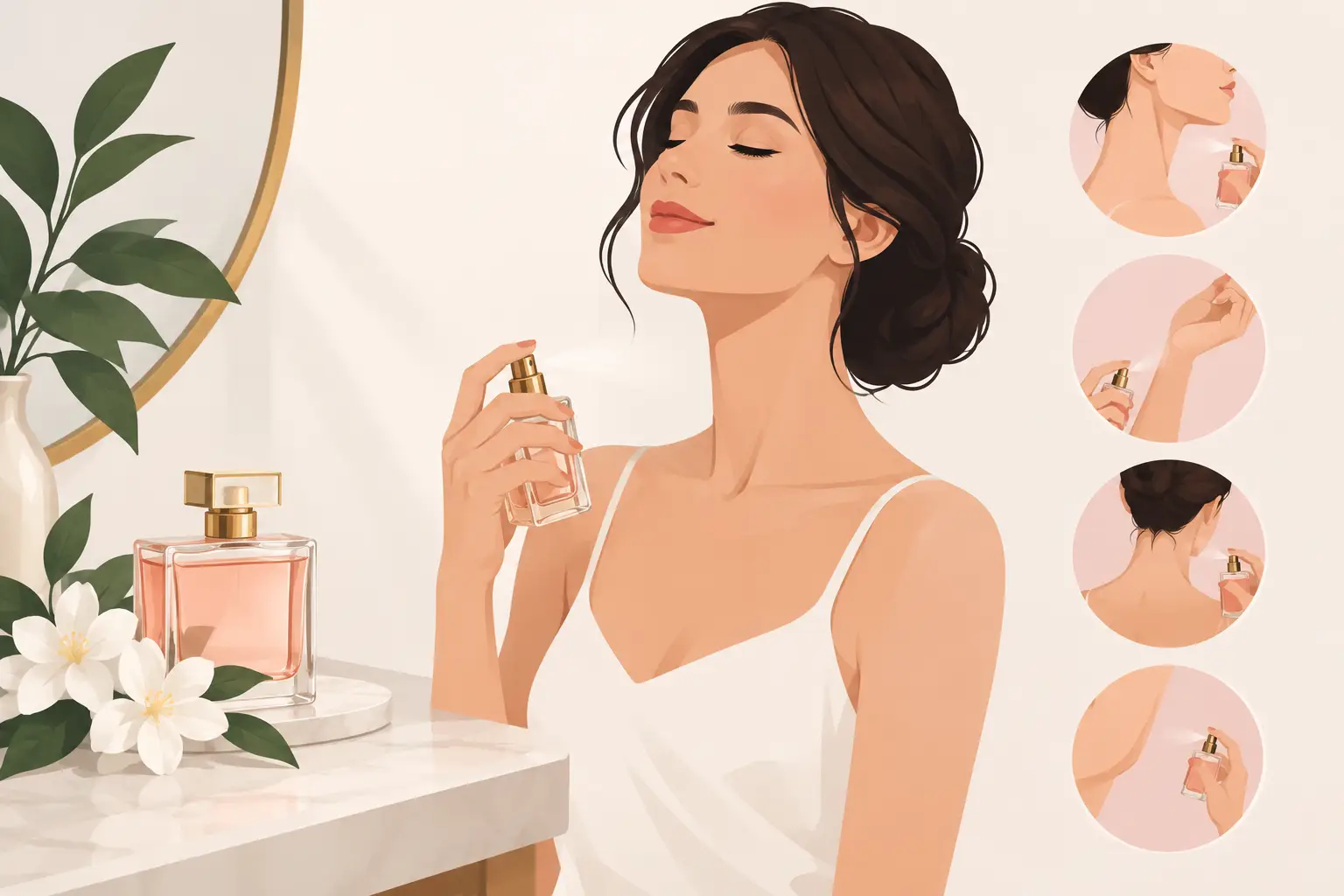 Cómo aplicar perfume correctamente y lograr más duración